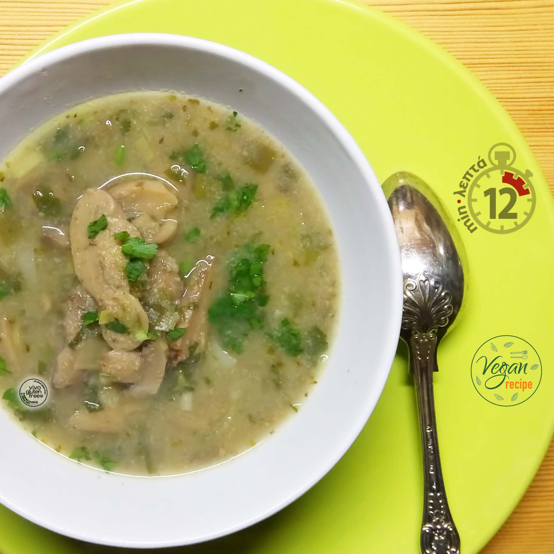 Vegan Gluten Free Mushroom Soup | Vivo Gluten Free
