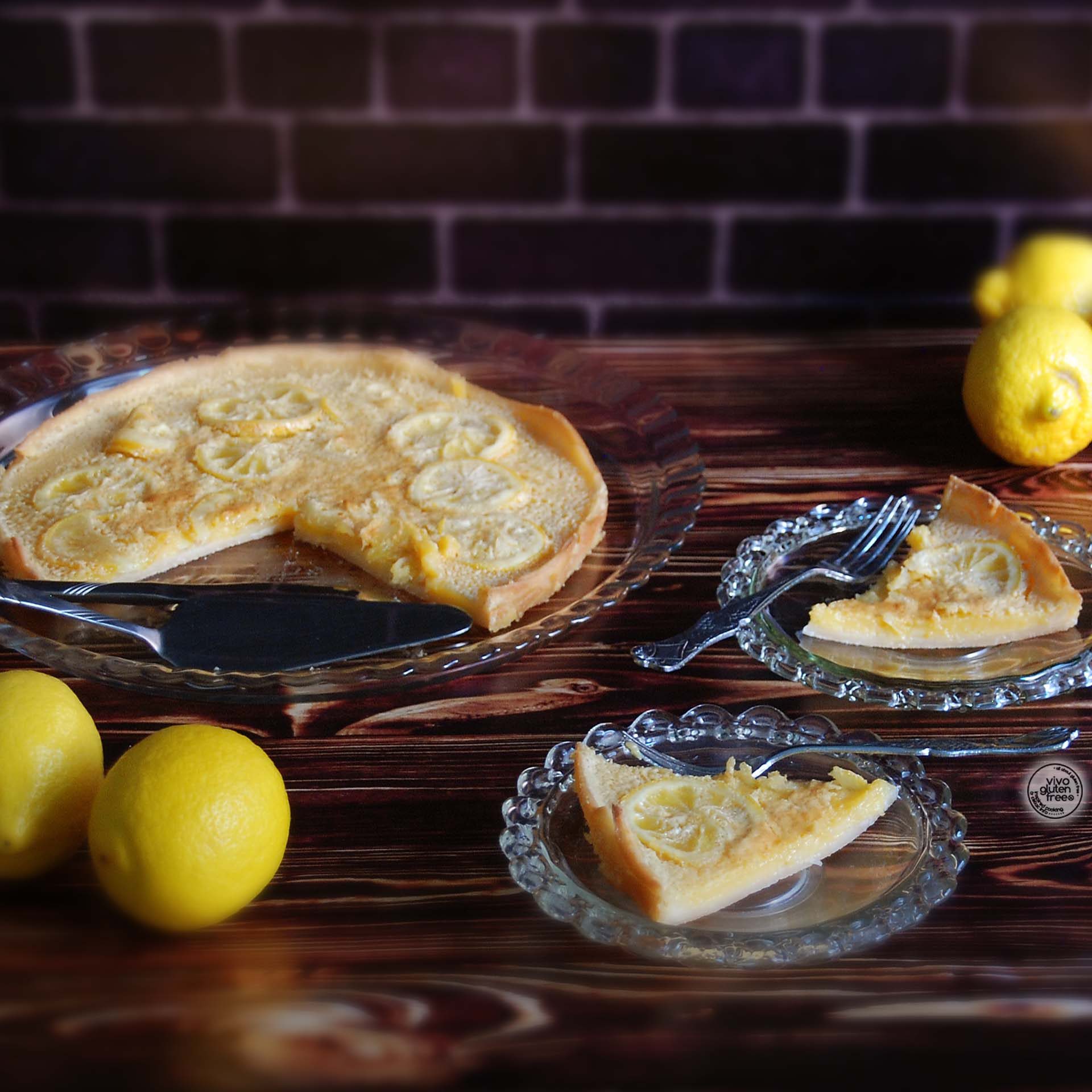 Τάρτα Lemon Shaker με 4 υλικά, χωρίς γλουτένη, χωρίς λακτόζη Vivo